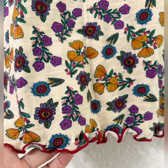 NWT Natural Life Lily Cotton Short Sleeve Tee Shirt Size Medium - Picture 4 of 11